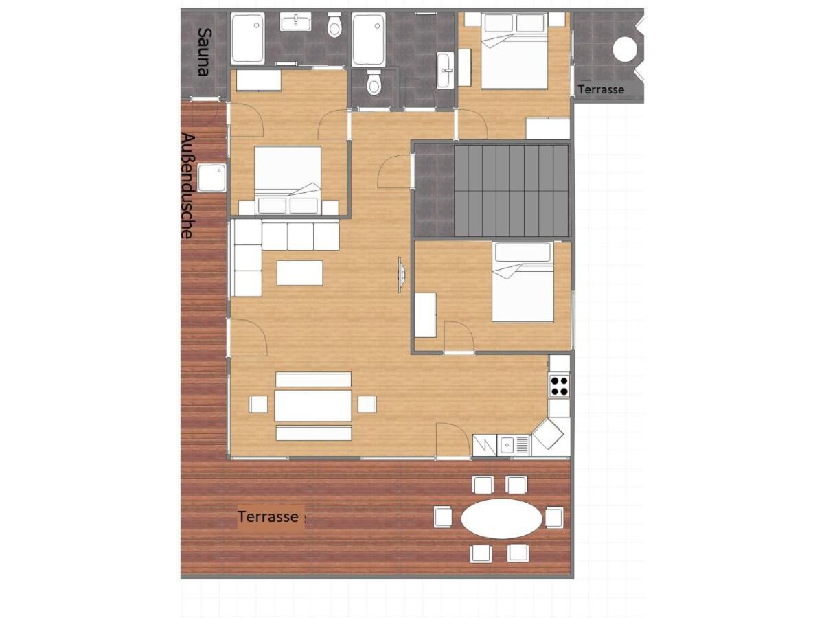 Appartement Auszeit Eben 埃本因蓬高 外观 照片